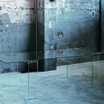 Naked Glass Table