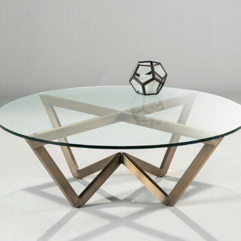 Angle Circular Coffee Table