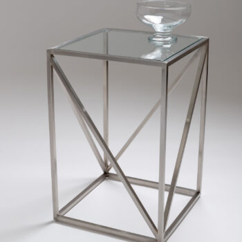 Linea Square Lamp Table