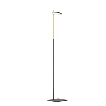 Talia Floor Black Brass
