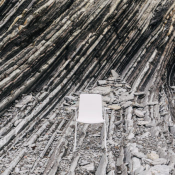 Lottus High Sledge Chair with arms