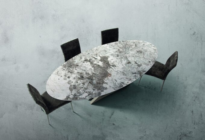 Moon Oval Table