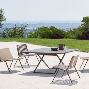 Zebra Square Up&Down Table