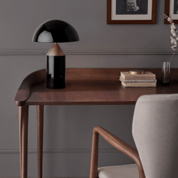 The Spin Desk, a solid wood desk for home offices