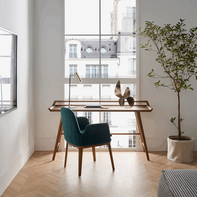 Poet Desk by Frajumar-Belta in solid ash wood